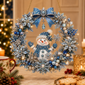 🔥 Holiday Celebration 50% OFF ✨-DIY Christmas Pearl Art Diamond Painting Acrylic Wreath Pendant