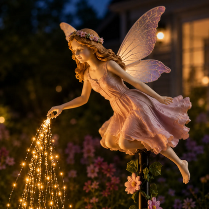 🔥 Last Day 50% OFF✨-🧚✨Fairy Sprinkling Magic Dust Garden Light