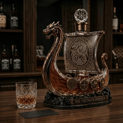 🐉 The Viking's Honour — 💎 Crystal Whiskey Decanter