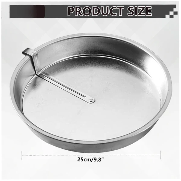 ✨ Stainless Steel Cake Pan with 360° Rotating Release Cutter