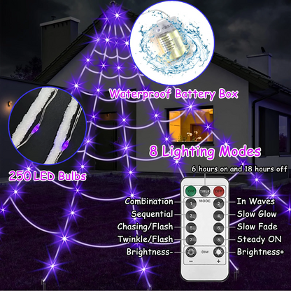 🕷️ Halloween Light-Up Spider – Sound-Activated Moving & Crawling Spider