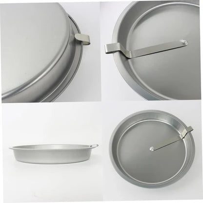 ✨ Stainless Steel Cake Pan with 360° Rotating Release Cutter