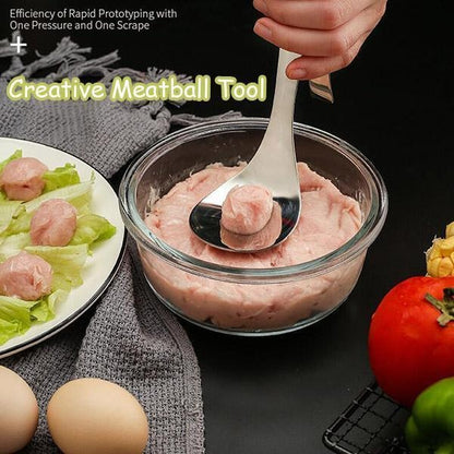 🥩✨ Stainless Steel Meatball Maker – Quick & Easy Meatball Shaping Tool