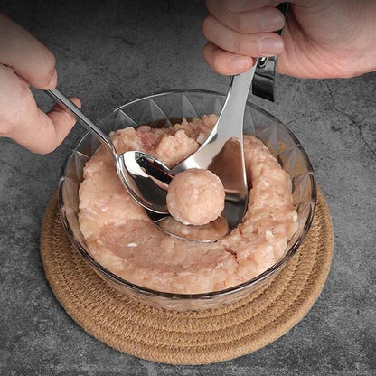 🥩✨ Stainless Steel Meatball Maker – Quick & Easy Meatball Shaping Tool