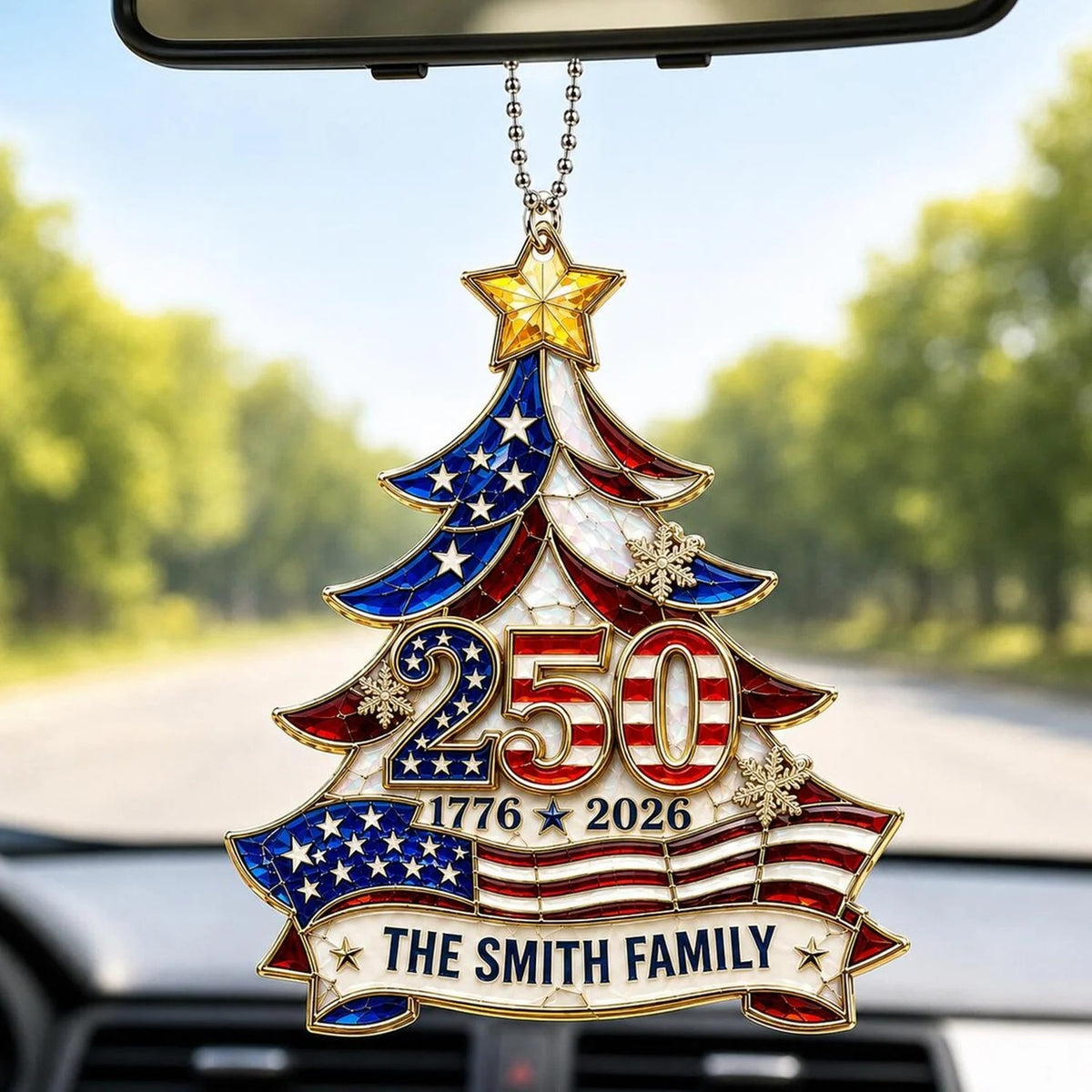 LAST CHANCE — 50% OFF! Personalized 250th Anniversary Ornament 🎄✨