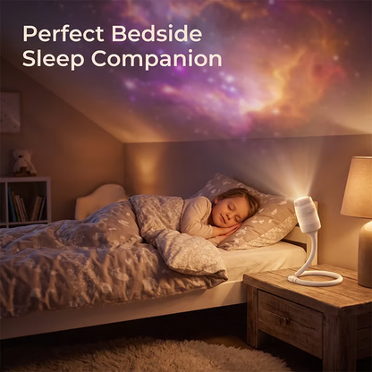 🌌✨ Galaxy Night Light Projector – 3/6/12 Projection Film Options