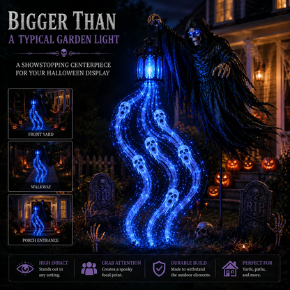 🎃💀 50% OFF Halloween Soul Harvester Animated Garden Light 👻✨