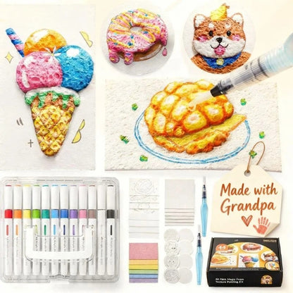 🎨 3D Magic Puff Art & DIY Craft Kit ✨