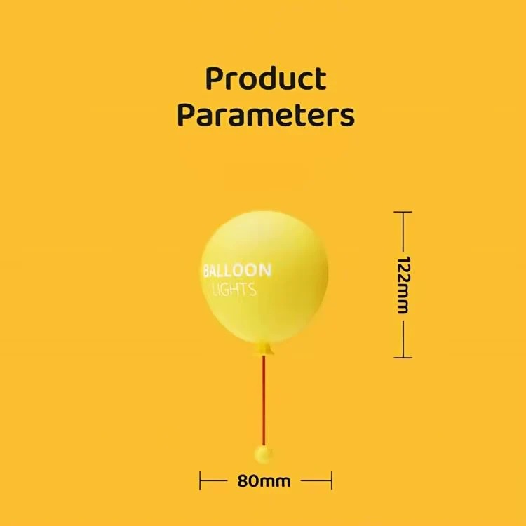 🎈✨ Cute Balloon Silicone Touch Night Light – Rechargeable LED Lamp