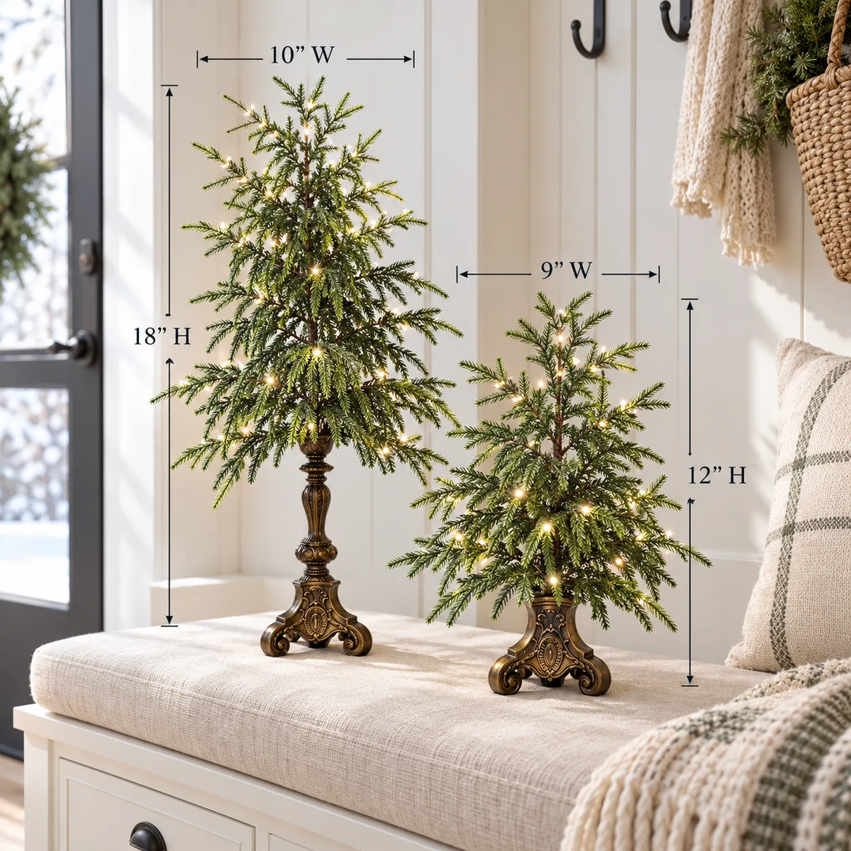 🔥 Last Day 50% OFF✨-Vintage Lighted Norfolk Pine Trees