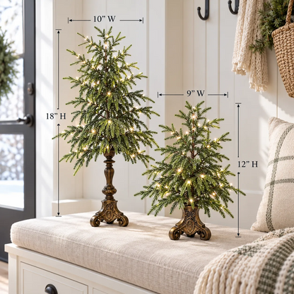 🔥 Last Day 50% OFF✨-Vintage Lighted Norfolk Pine Trees