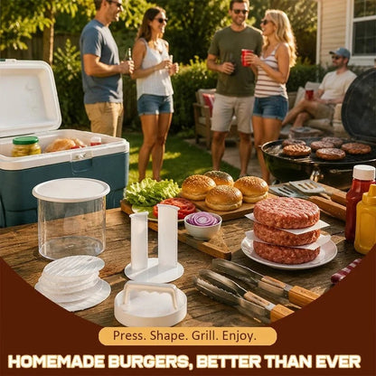 🍔✨ Burger Patty Maker – Easy Homemade Burger Press