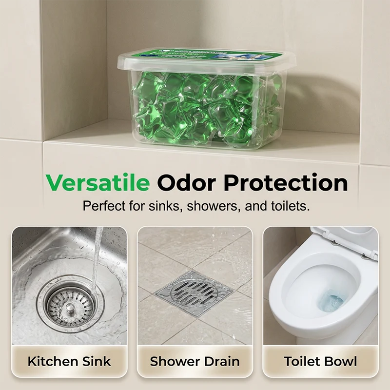 🚿✨ Drain Deodorizer Pods – Eliminate Odors & Keep Drains Fresh