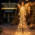 ✨ Solar Angel Garden Light – Warm White LED Christmas Lawn Stake Decoration