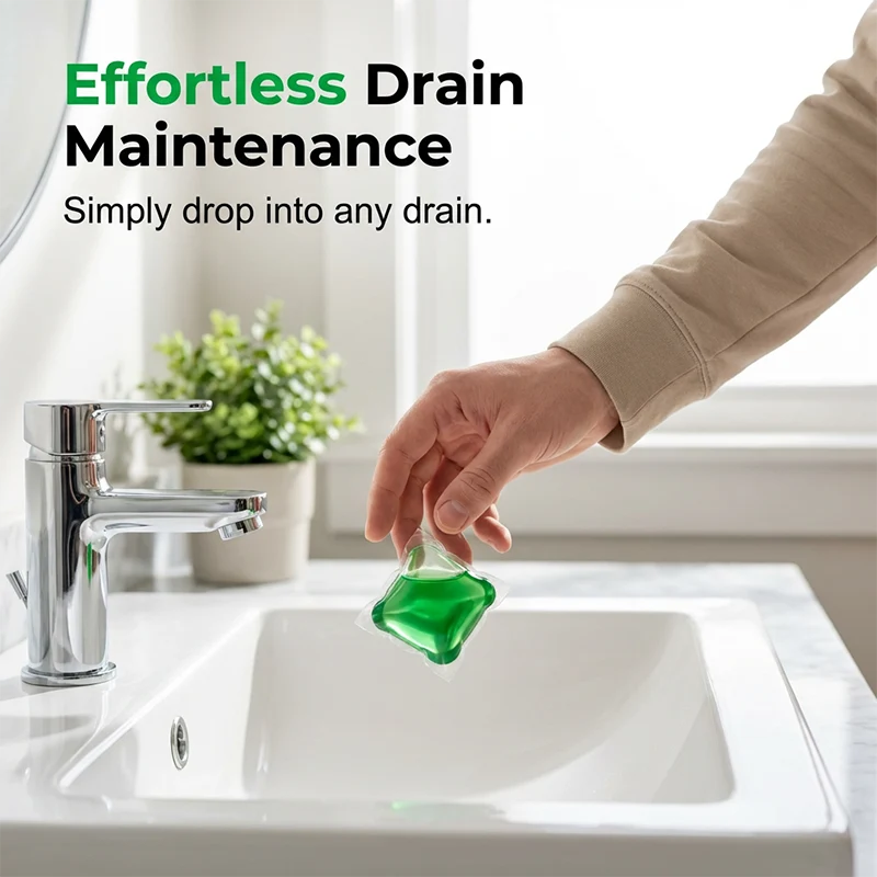 🚿✨ Drain Deodorizer Pods – Eliminate Odors & Keep Drains Fresh