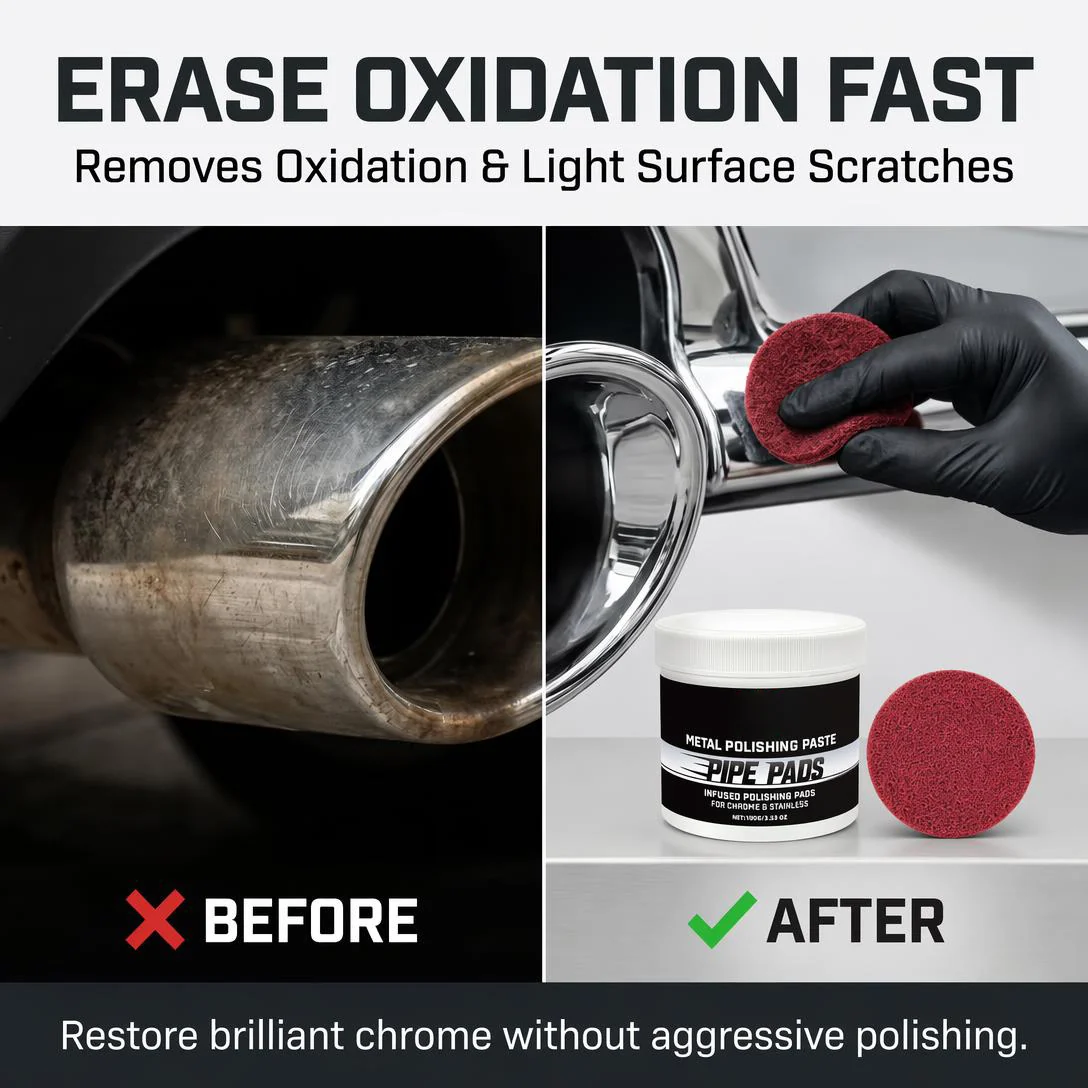 ✨ Mirror Finish Polishing Pads – Remove Oxidation & Light Surface Scratches