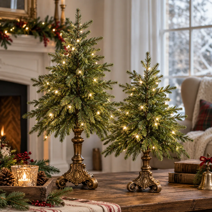 🔥 Last Day 50% OFF✨-Vintage Lighted Norfolk Pine Trees