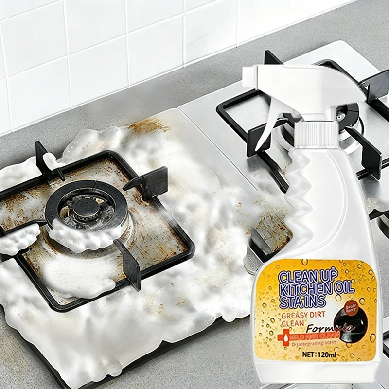 🧼 Heavy-Duty Kitchen Degreaser Foam Spray – Fast-Acting Grease & Oil Stain Remover
