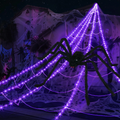 🕷️ Halloween Light-Up Spider – Sound-Activated Moving & Crawling Spider