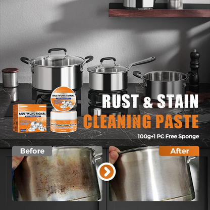 🧽✨ Multipurpose Rust & Stain Remover Paste – Powerful Kitchen & Household Cleaner