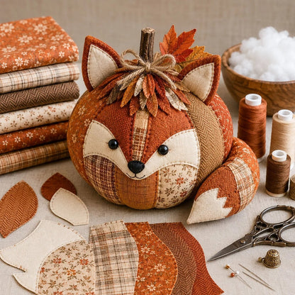 🔥Last Day 49% OFF - DIY Animal Pumpkin Felt Sewing Kit & Halloween Craft Set for Kids