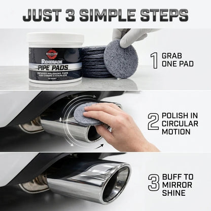 ✨ Mirror Finish Polishing Pads – Remove Oxidation & Light Surface Scratches