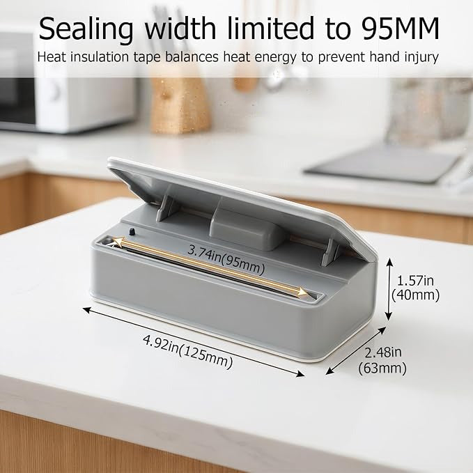 🥨✨ 6-Mode Mini Bag Sealer – 2-in-1 Heat Sealer & Bag Cutter