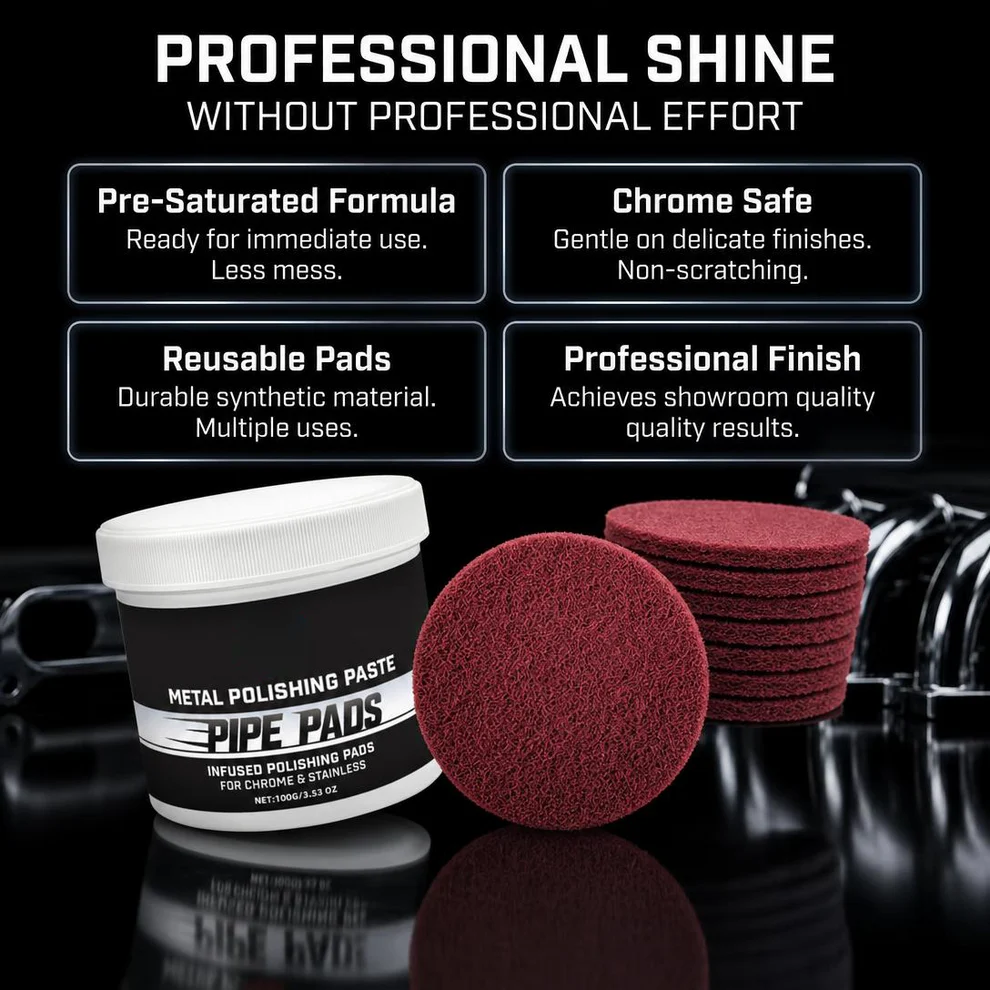 ✨ Mirror Finish Polishing Pads – Remove Oxidation & Light Surface Scratches