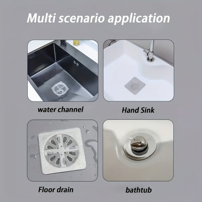🛁 Disposable Shower Drain Hair Catcher – 10/20/30 PCS Stick-On Hair Trap