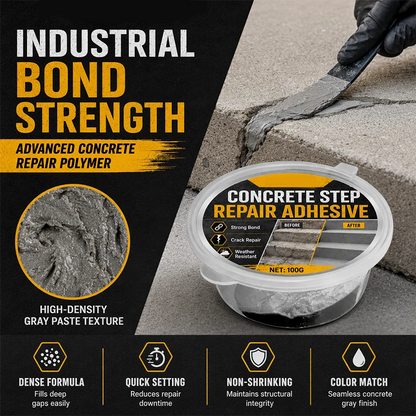 ⚡ 2026 HOT SALE! 💥 SOLD! Heavy-Duty Concrete Step Repair Adhesive 🧪