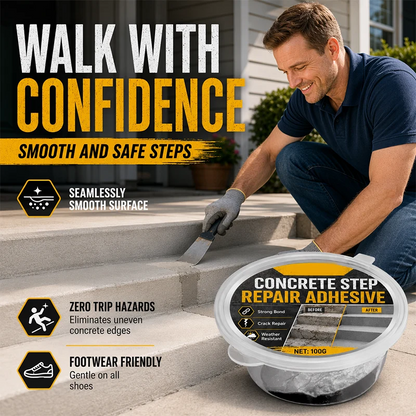 ⚡ 2026 HOT SALE! 💥 SOLD! Heavy-Duty Concrete Step Repair Adhesive 🧪