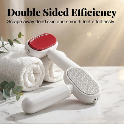 🦶✨ Dual-Sided Foot Callus Remover – Replaceable Stainless Steel Foot Scraper