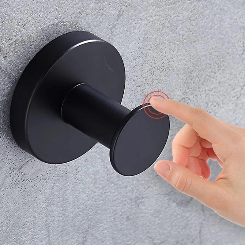 🪝 Stainless Steel Suction Cup Hooks – No-Drill Waterproof Wall Hooks
