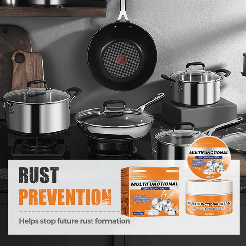 🔥 Last Day 50% OFF✨-🧽✨ Multipurpose Rust & Stain Remover Paste – Powerful Kitchen & Household Cleaner