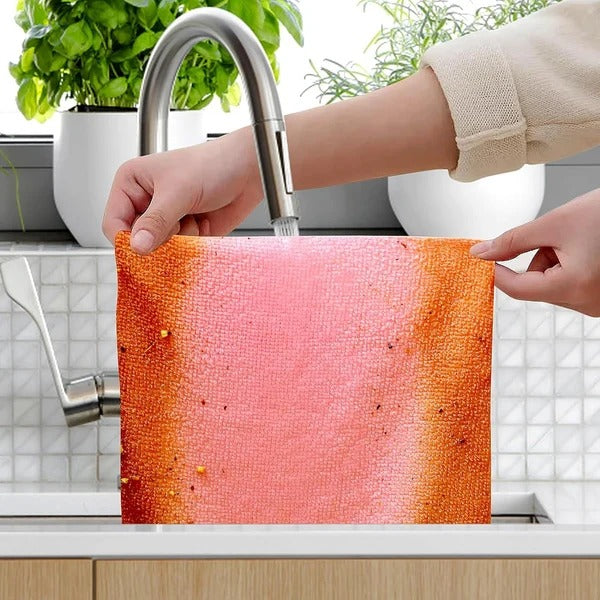 🧽 20-Pack Reusable Microfiber Cleaning Cloths – Absorbent & Multi-Purpose