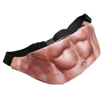 😂 Funny Belly Fanny Pack – Realistic 3D Dad Bod Waist Bag