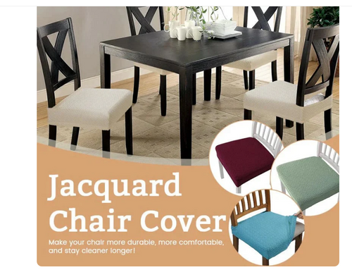🏡 Waterproof Jacquard Chair Covers 🪑✨ Durable Stylish & Easy-Clean