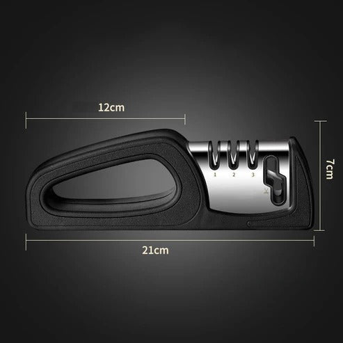 🔪✨ 4-in-1 Multi-Stage Kitchen Knife Sharpener – Easy Blade & Scissor Sharpening