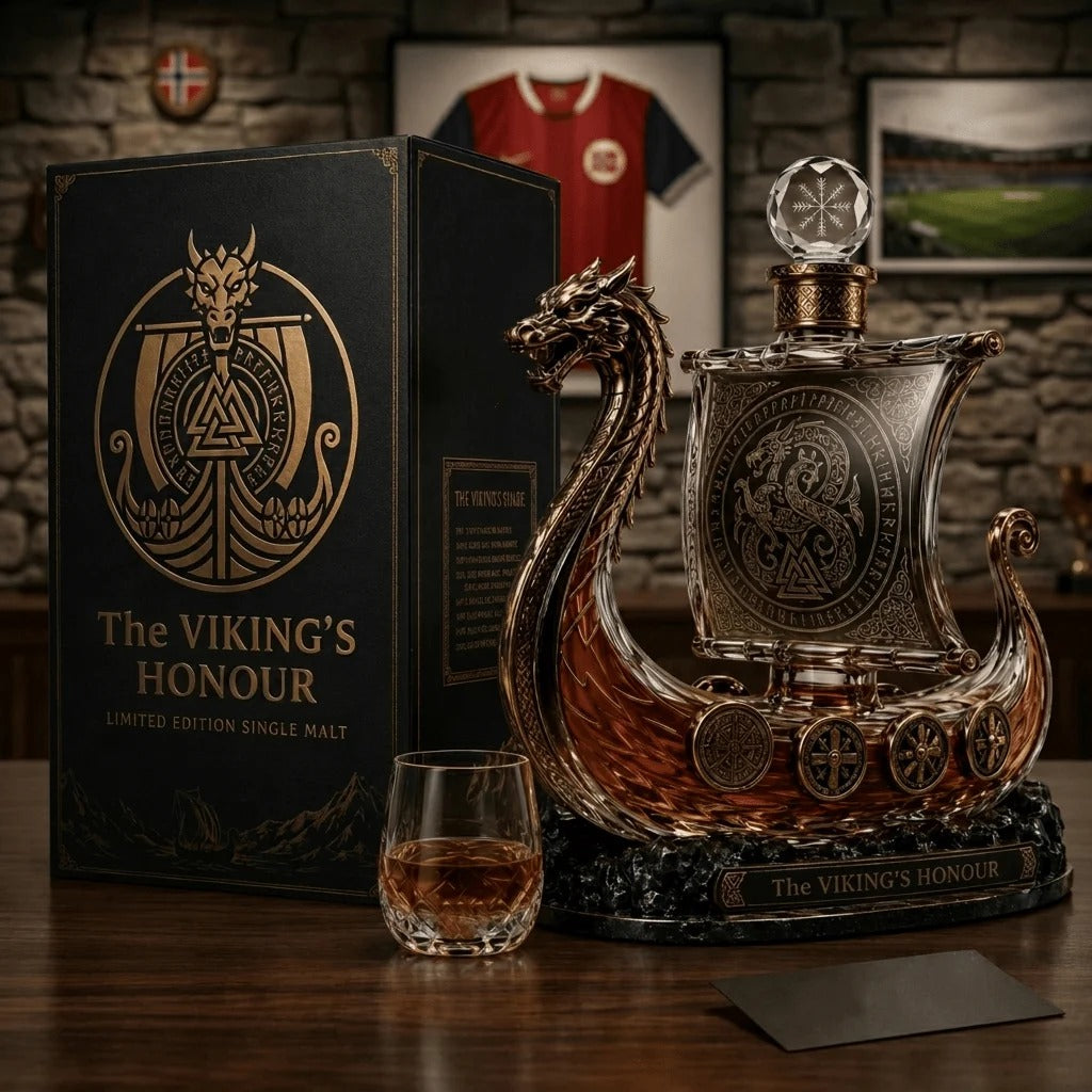 🐉 The Viking's Honour — 💎 Crystal Whiskey Decanter