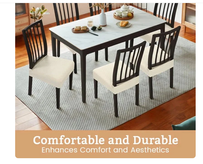 🏡 Waterproof Jacquard Chair Covers 🪑✨ Durable Stylish & Easy-Clean