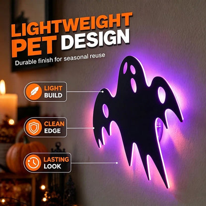🎃 Halloween Glow-in-the-Dark Wall Stickers – Peel & Stick LED Spooky Décor 👻✨