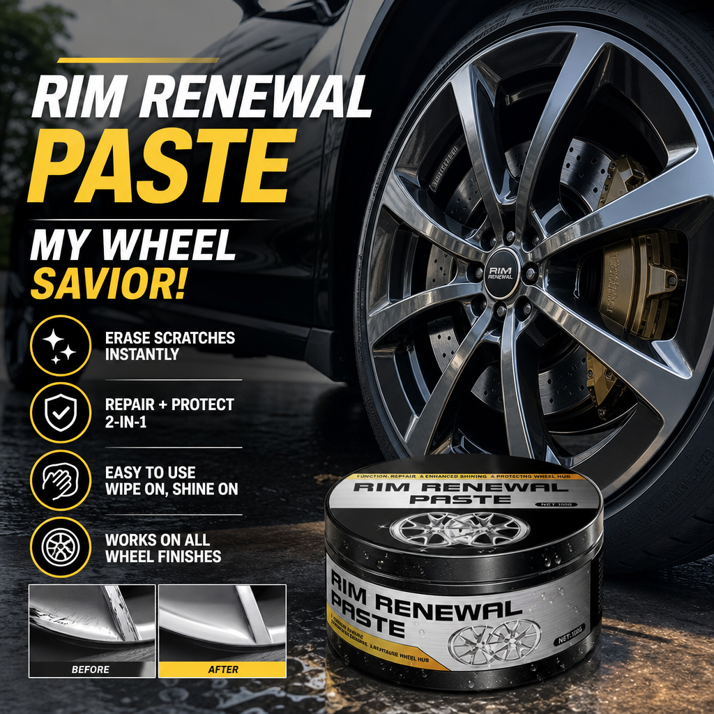 🔥 Last Day 50% OFF✨-✨All-in-One Wheel Care Paste for a Cleaner, Smoother-Looking Finish🚗