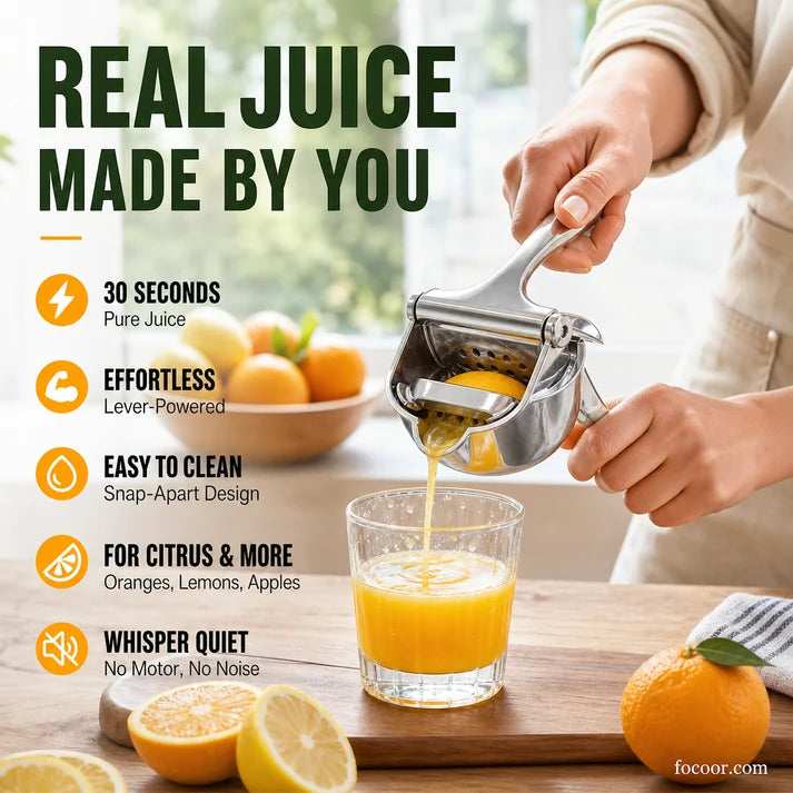 ⚡【Stainless Steel Juicer】— 50% OFF Flash Sale! Blend a “Vitamin Tornado” in 30 Seconds! 🍹🔥