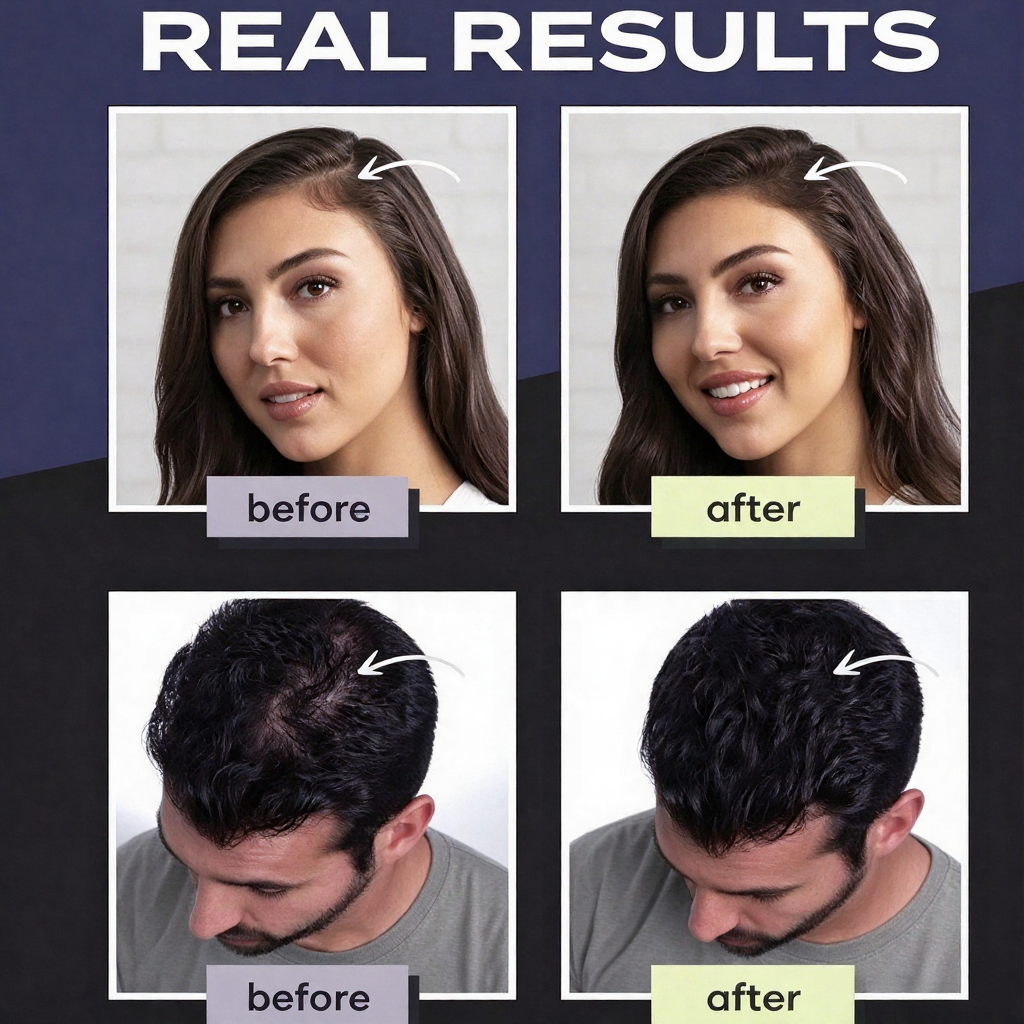 ⏳Time-Limited Special⏰-Hair Building Fibers Set for Thinning Hair & Bald Spots