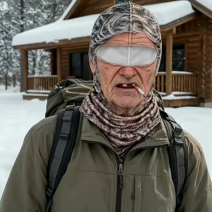 Grandpa Face Ski Mask