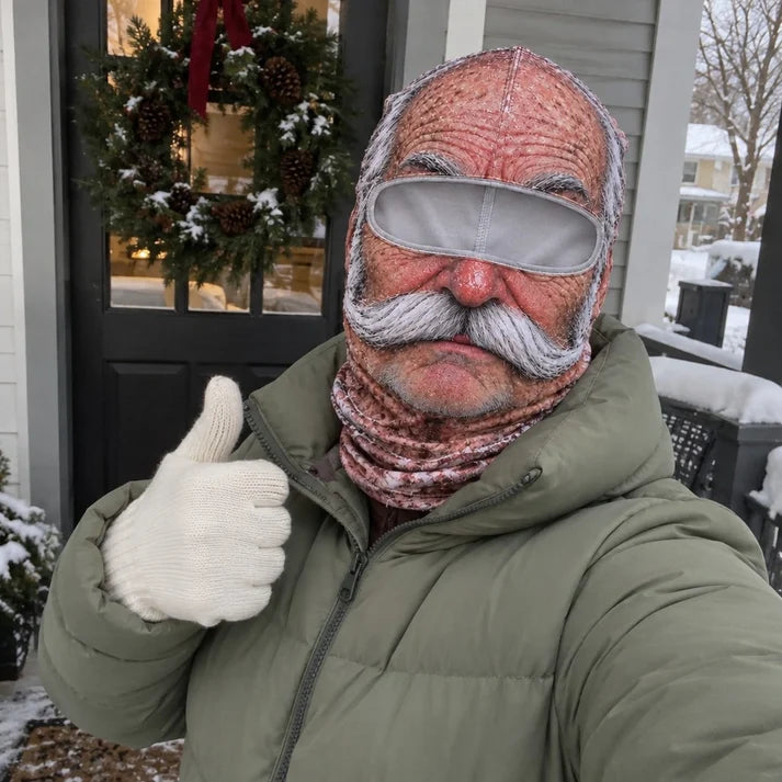 Grandpa Face Ski Mask