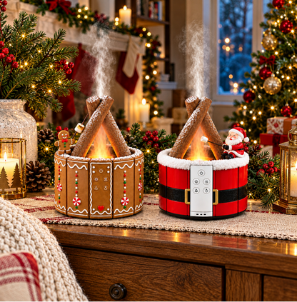 🔥 Campfire Christmas Diffuser 🎅 Santa & Gingerbread 2 Styles