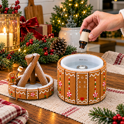 🔥 Campfire Christmas Diffuser 🎅 Santa & Gingerbread 2 Styles