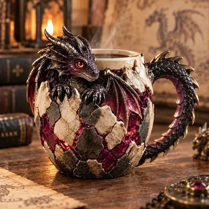 🐉 50% OFF Today – Dragonbound Realms™ 3D Sculpted Dragon Mug | 6 Fantasy Designs