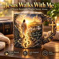 🔥 50% OFF Today ✝️ Jesus Walks With Me™ Heat-Reveal Faith Mug – You Are Never Alone ❤️